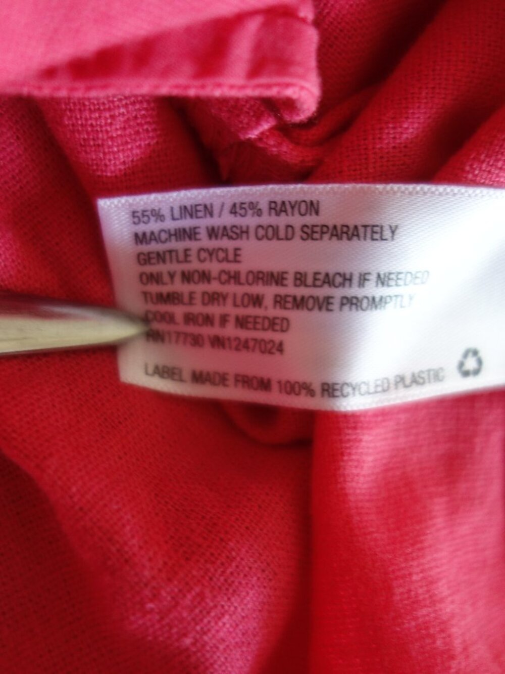 NWT UNIVERSAL THREAD Mini Linen Blend Dress in Full Bloom Pink – Med - Picture 7 of 8